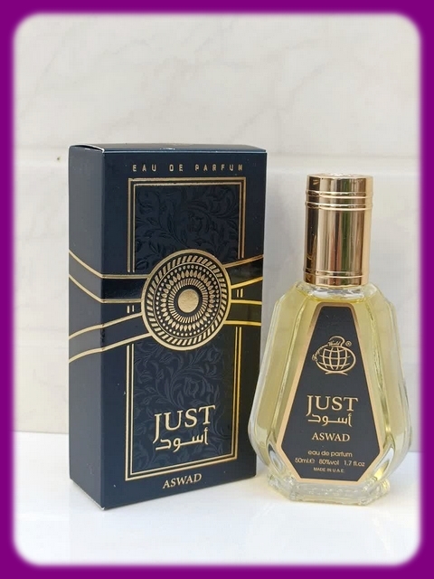 عطر ادکلن جاست اسود (سیاه) 50 میلی فراگرنس ورد