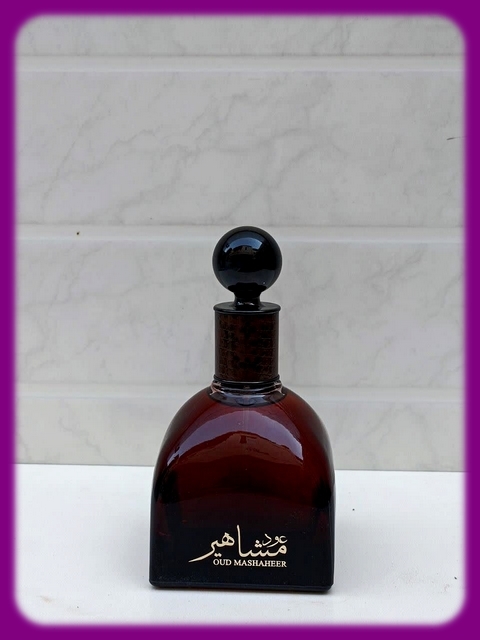 عطر ادکلن عود مشاهیر  100 میلی ارض الزعفران با بالاترین کیفیت