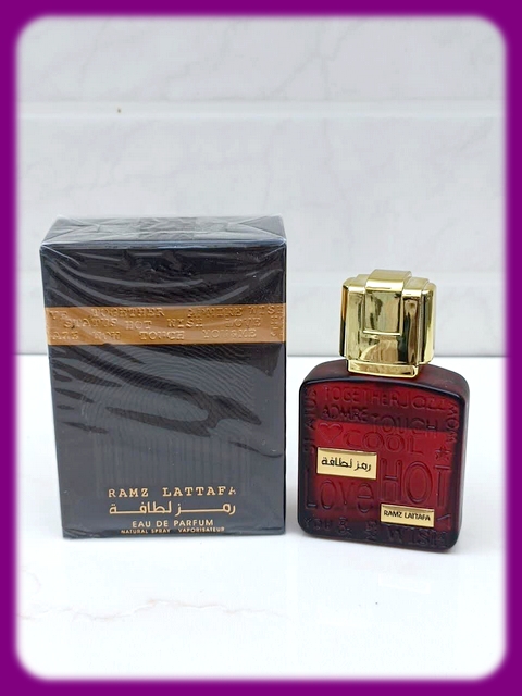 عطر ادکلن مینیاتوری رمز لطافه گلد 30 میلی لطافه (Ramz Lattafa Gold)