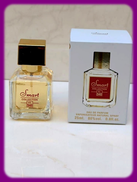 عطر ادکلن باکارات رژ سفید 25 میلی اسمارت کد 540 