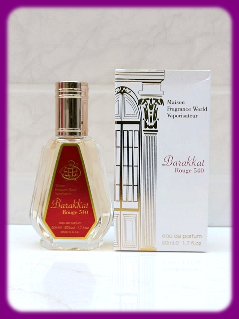 عطر ادکلن باکارات رژ سفید 50 میلی فراگرنس ورد (Baccarat Rouge )