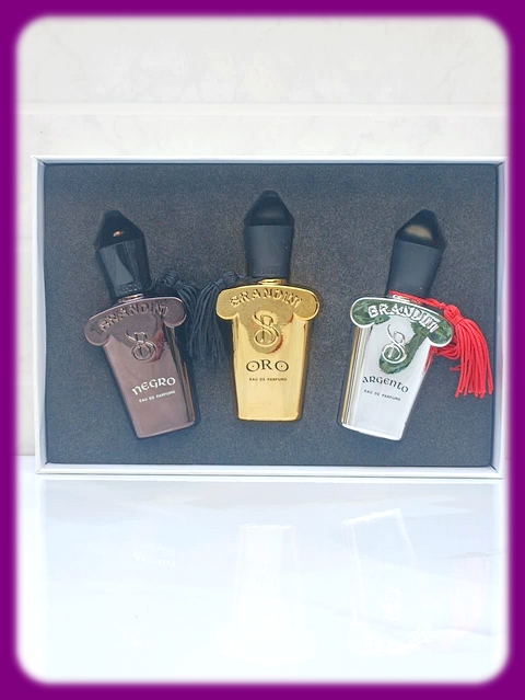 عطر ست هدیه عطر برندینی Brandini مدل Negro, Oro, Argento بسته 3 عددی با بالاترین کیفیت