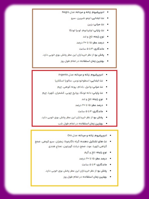 عطر ست هدیه عطر برندینی Brandini مدل Negro, Oro, Argento بسته 3 عددی در سیلورشاپ